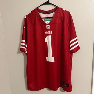 NFL San Francisco 49ers Nike Jersey Mens XL Red Football Deebo Samuel Sr #1 NWT